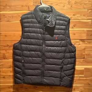 Polo by Ralph Lauren Men's Dark Gray Puffer Vest